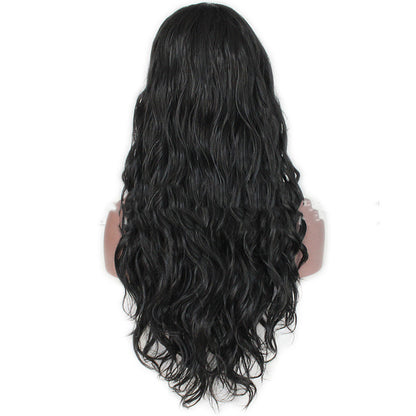 Premium 24-Inch High-Density Wig – 150%-200% Korean High-Temperature Silk for Realistic Doll Hair Look