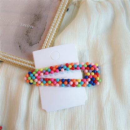 Handmade Geometric BB Hair Clips for Women - Japanese & Korean Style