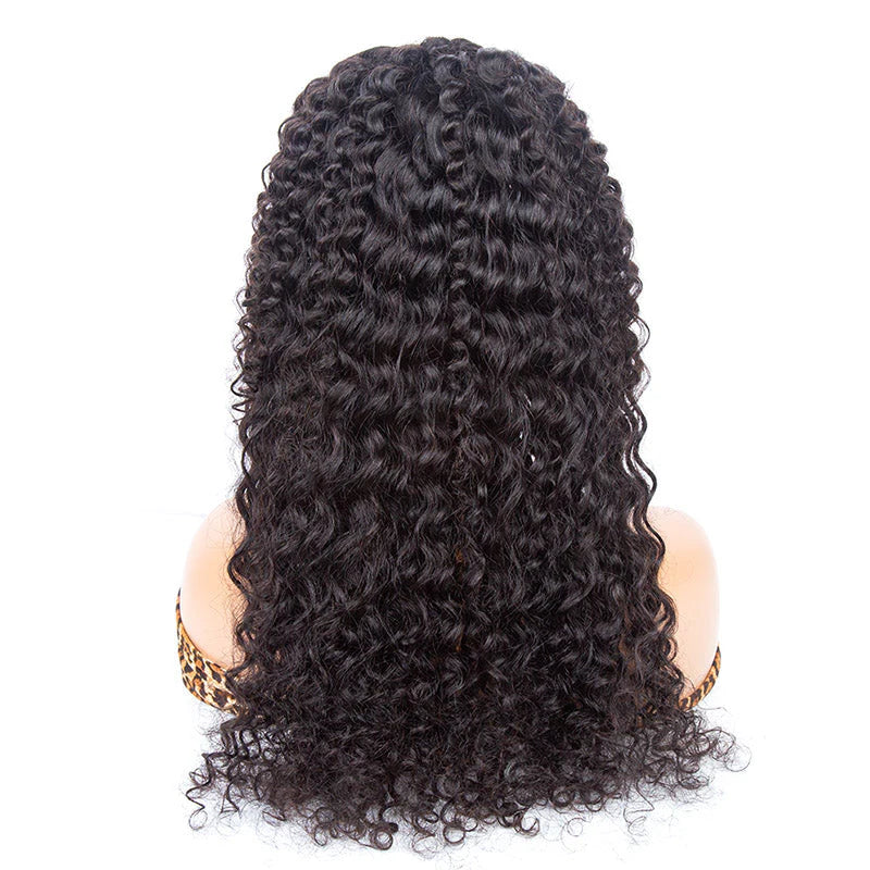 4x4/5x5/6x6 HD Lace Closure Wigs Deep Wave Wig Pre Plucked Human Hair Lace Closure Wig