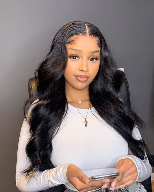 Hair Body Wave Human Hair 3 Bundles With 4x4 Lace Closure