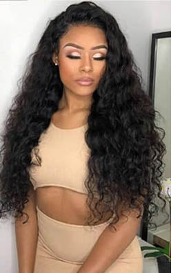 Hair 9A/10A/12A Water Wave Human Hair 3 Bundles with 13x4 Lace Frontal