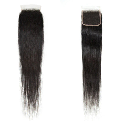 Hair 4x4 HD Lace Cloure Straight Small Knots 100% Human Hair