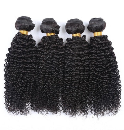 10A Virgin Romance Funmi Curl Hair Extensions – 100% Unprocessed Human Hair with Closure
