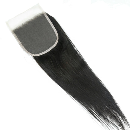 Hair 5x5 Transparent Lace Cloure Straight Small Knots 100% Human Hair