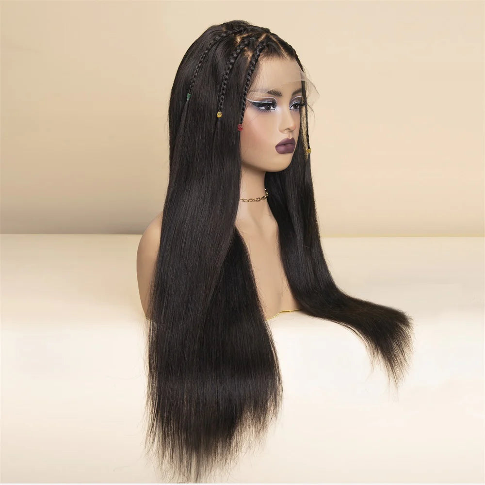Hair Miss Flawless Ohno Knots Straight Wig 5x9 HD Lace 100% Human Hair Wig