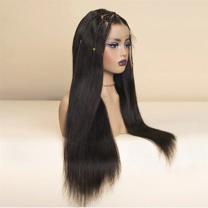 Hair Miss Flawless Ohno Knots Straight Wig 5x9 HD Lace 100% Human Hair Wig