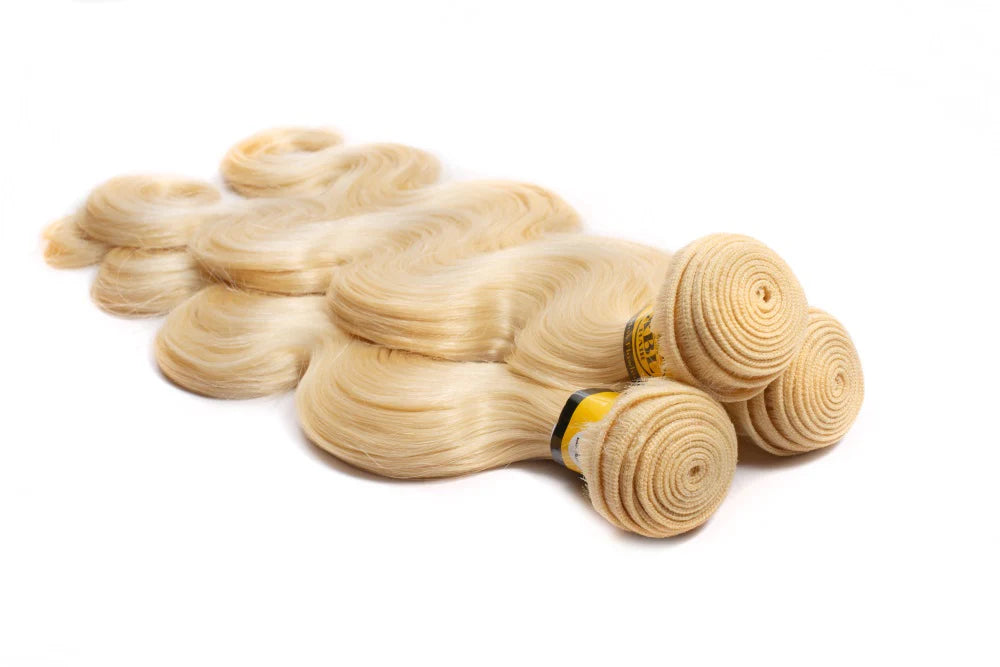 613 Blonde Body Wave Hair 3 Bundle Deals