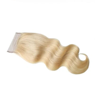 613 Top Quality 4×4 Blonde Body Wave Lace Closure