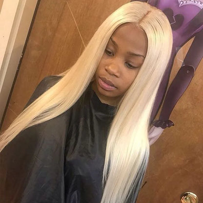 Hair 613 Blonde Lace Front Wig Straight Blonde Wig 13x4 Lace Frontal Wig 613 Human Hair Wig