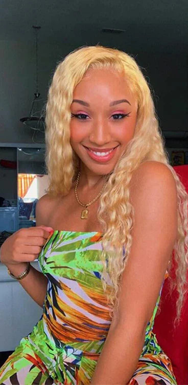 613 Color 13×4 Lace Frontal Wig Deep Wave Wigs
