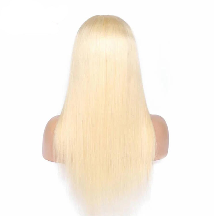Transaprent Lace13x4 613 Blonde Straight Lace Frontal Wig