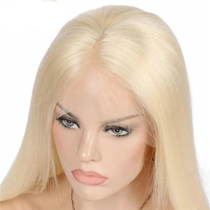 Transaprent Lace13x4 613 Blonde Straight Lace Frontal Wig