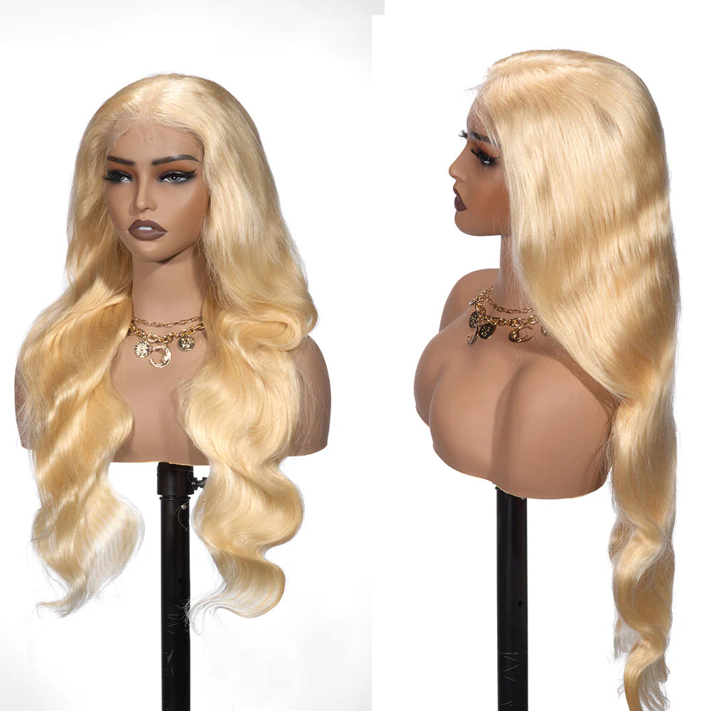 Hair 613 Frontal Wig Blonde Body Wave Wig 13x4 Lace Front Wig