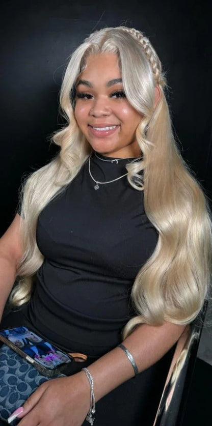 Hair 613 Frontal Wig Blonde Body Wave Wig 13x4 Lace Front Wig