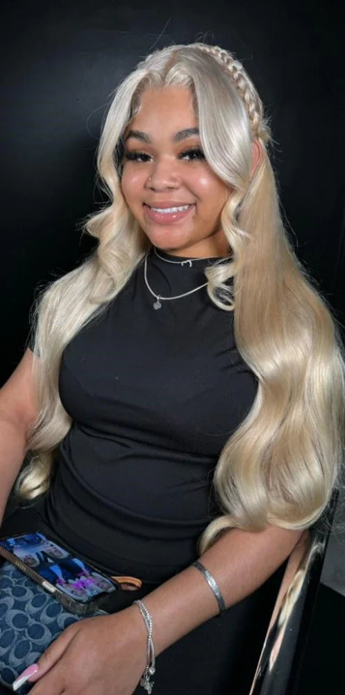 Hair 613 Frontal Wig Blonde Body Wave Wig 13x4 Lace Front Wig