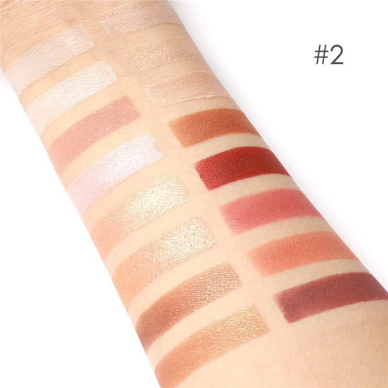 16-Color Eye Shadow Palette by MARIA AYORA – Vibrant Shades for Every Occasion