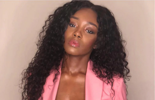 Hair 9A/10A12A Jerry Curl 6x6 HD Closure With 3 Hair Bundles