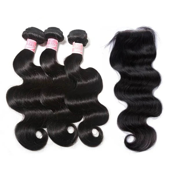 Pretty Hair Body Wave Virgin Human Hair Bundles Weave