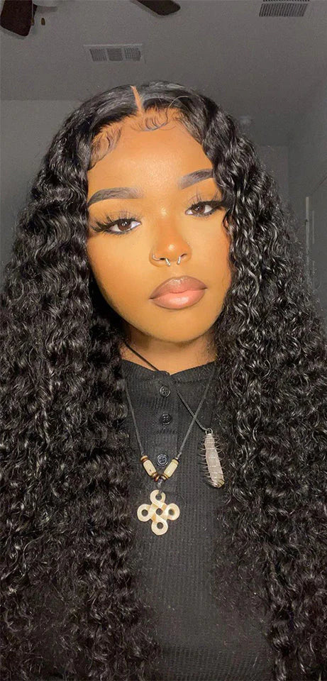 Deep Wave Glueless Ready to Go Wig 5x5 HD Cloure Wig With Small Knots and Preplucked Hairline