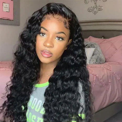 Hair 9A/10A12A Loose Deep 3 Bundles Human Hair With with 6x6 HD Closure