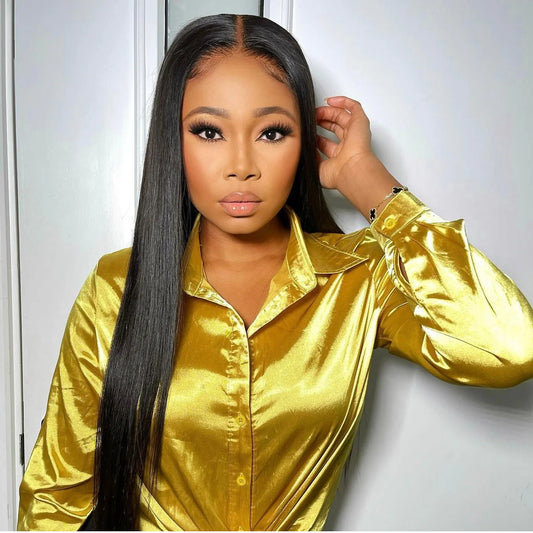 Hair Silky Straight Hair 3 Bundles With 4x4 Lace Closure Human Hair Bundles