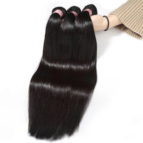 Pretty Hair 1 PCS Straight Hair Bundle Weave Human Hair