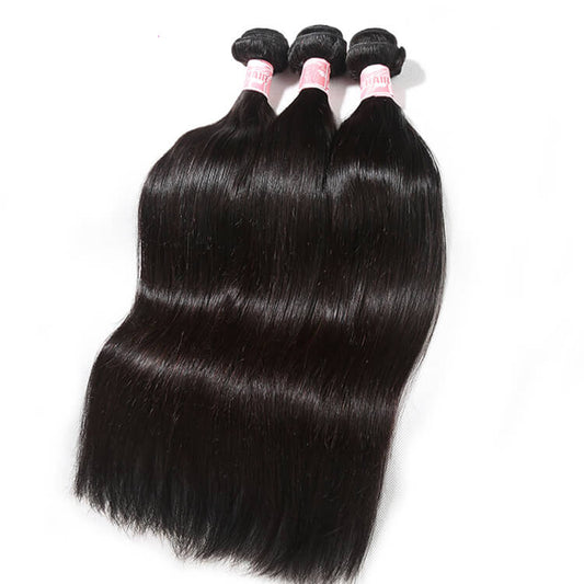 Pretty Hair 1 PCS Straight Hair Bundle Weave Human Hair