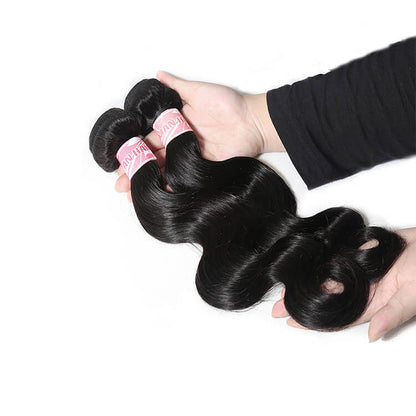 Pretty Hair Body Wave Virgin Human Hair Bundles Weave