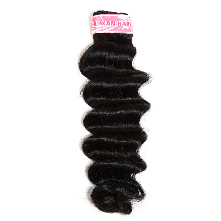 Pretty Hair Loose Deep Brazilian Human Hair Bundles Weave