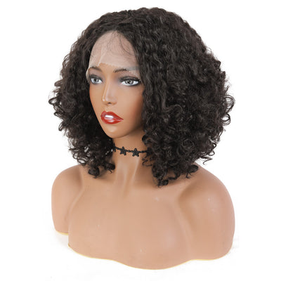 Female Headgear High Temperature Silk Chemical Fiber Wig – Simple and Stylish Hair Transformation