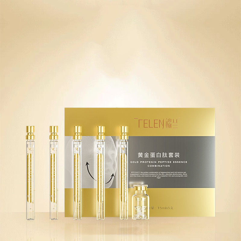 Soft Blue Gold Protein Peptide Set - Anti-Wrinkle & Firming Skincare Kit