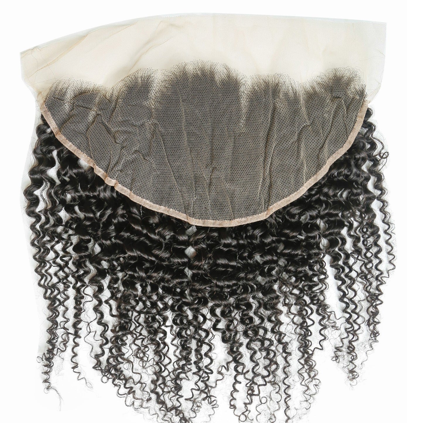 Hair 13x6 Transparent Lace Frontal Kinky Curly Small Knots Preplucked Hairline