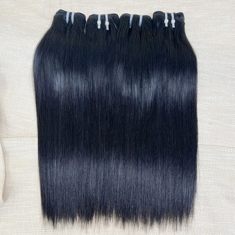 Raw Hair Natural Straight Single Donor Hair 3 Bundles Human Hair Extension