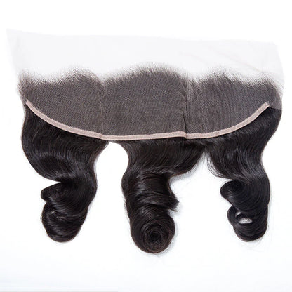 Hair 13x4 Transparent Lace Frontal Loose Wave Small Knots Preplucked Hairline