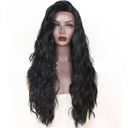 Premium 24-Inch High-Density Wig – 150%-200% Korean High-Temperature Silk for Realistic Doll Hair Look