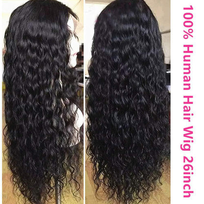 Front Lace Straight Hair Wig for Women | 13x4 Water Wave | Natural Color | Soft, Smooth, and Heat-Resistant