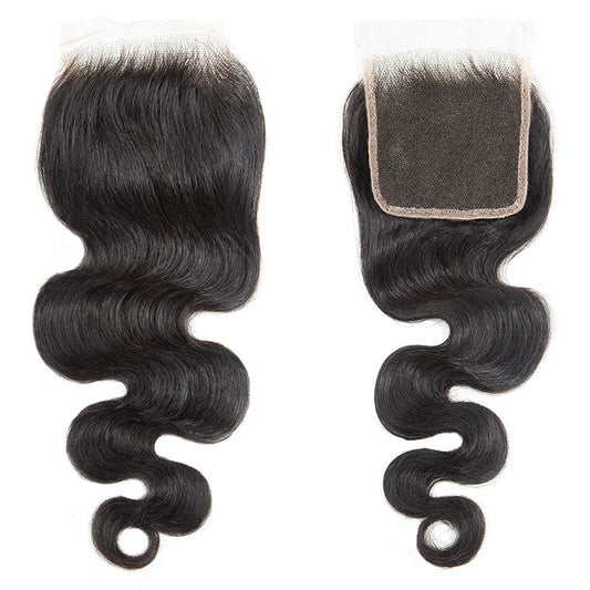 Hair 4x4 HD Lace Cloure Body Wave Small Knots Free Part