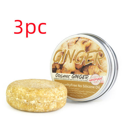 Ginger Anti-Dandruff Shampoo Soap - Refreshing Formula, 60g