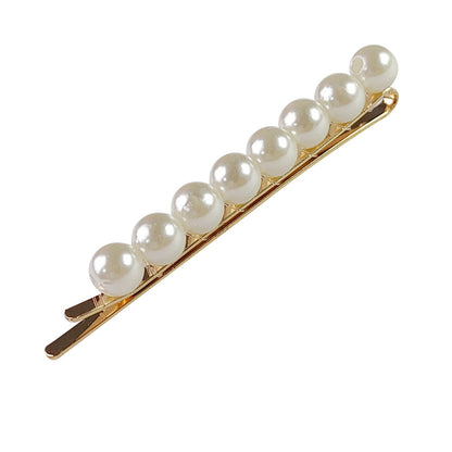 Handmade Pearl Barrettes for Women – Elegant Pearl BB Clips, Bobby Pins & Duckbill Clips