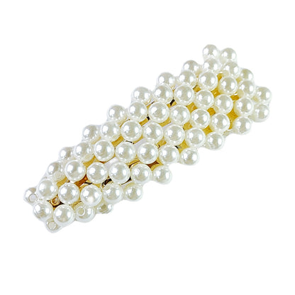 Handmade Pearl Barrettes for Women – Elegant Pearl BB Clips, Bobby Pins & Duckbill Clips
