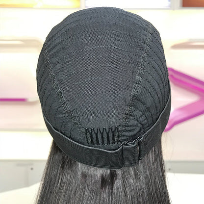 Glueless 5x5 HD Closure Wig Straight with Bleached Knots