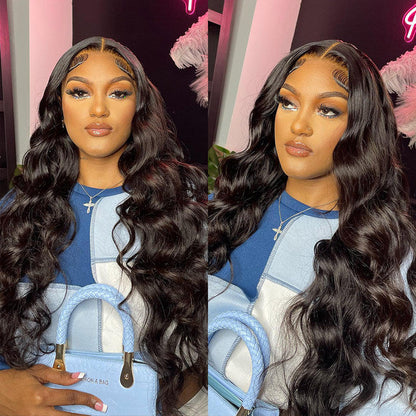 Hair 9A/10A12A Body Wave 3 Bundles with 5x5 Lace Closure Human Hair Bundles and Lace Closure