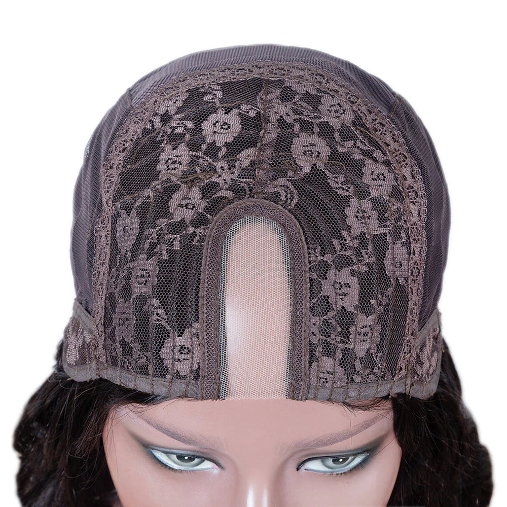 Hair 250% High Density Glueless U Part Wig Body Wave Human Hair Wigs