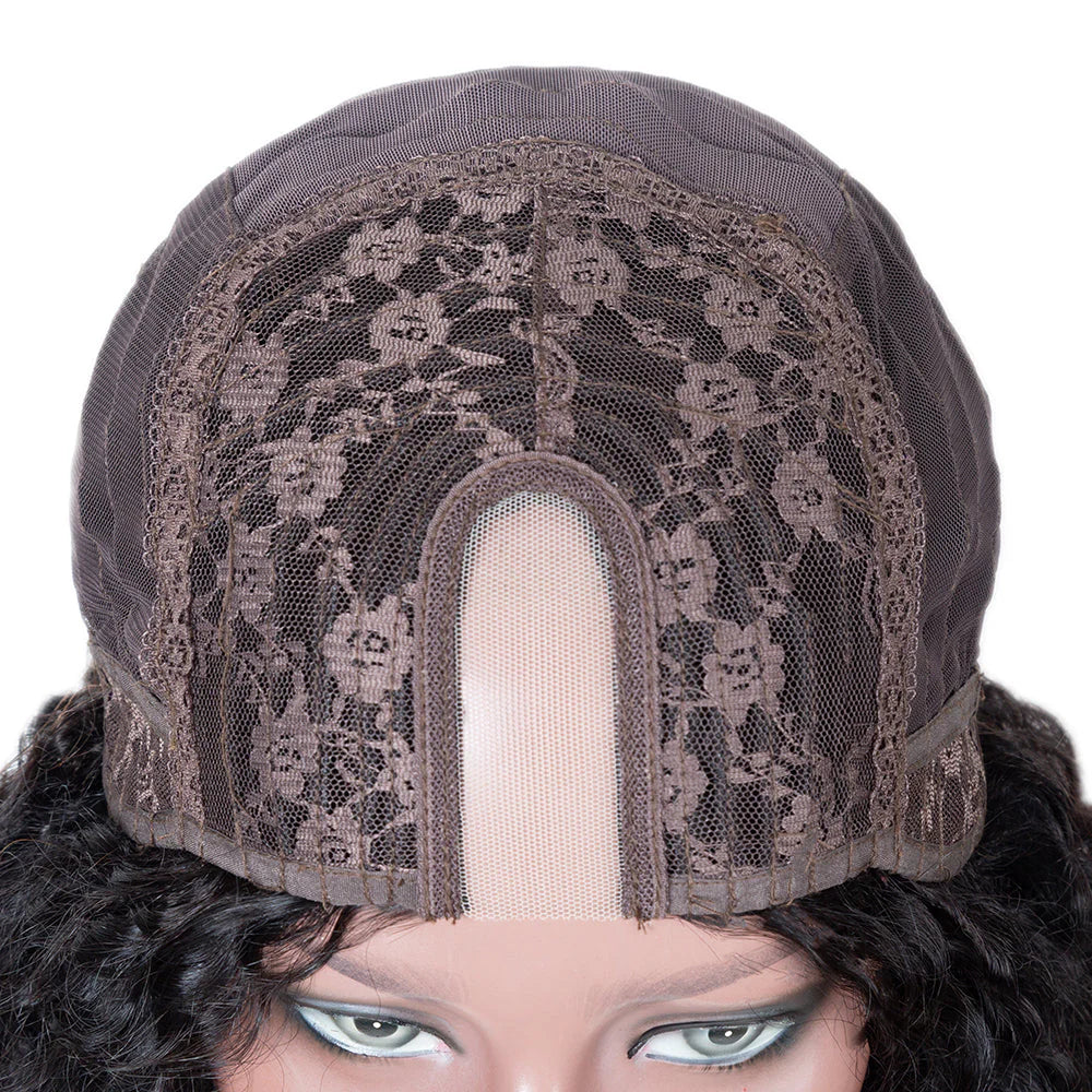 Hair 250% Density U Part Curly Wig Glueless Curly Human Hair Wig Very Full