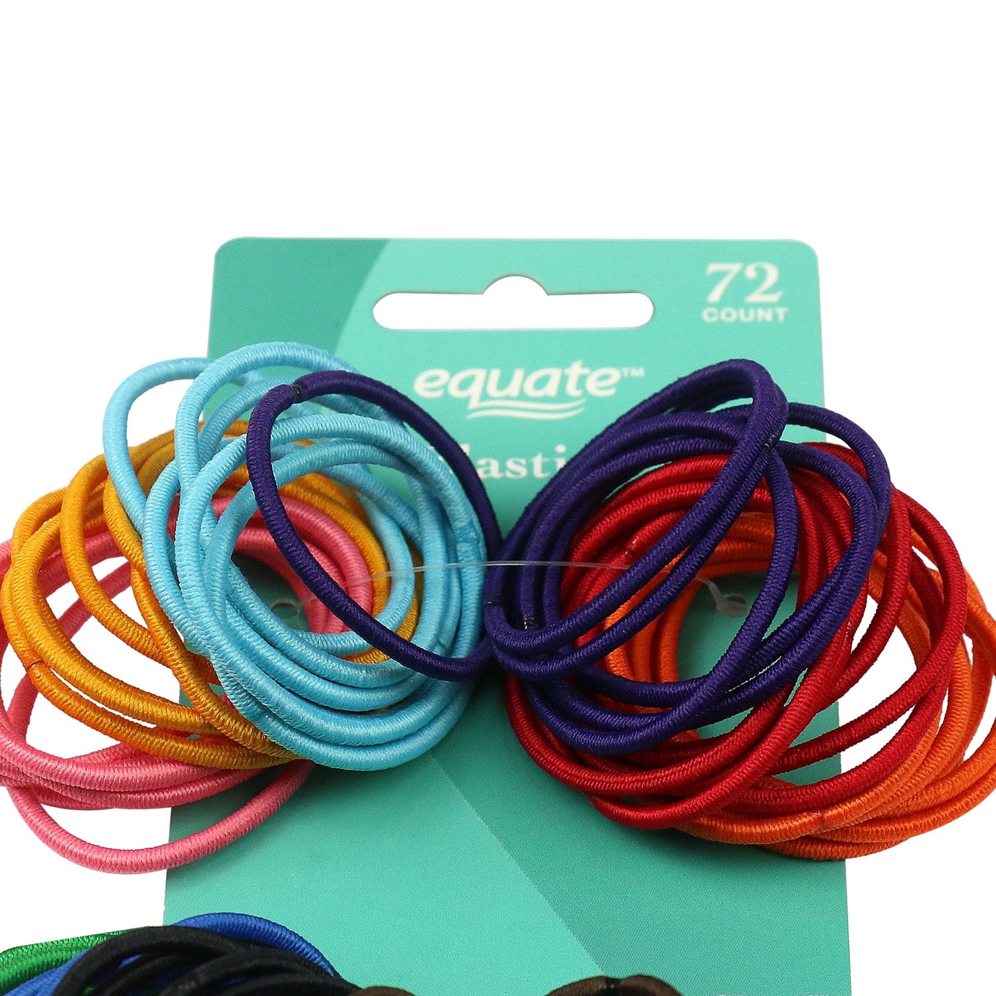 Equate Fine Hair Ponytail Holders – 72 Count Assorted Colors