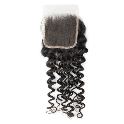 Hair 4x4 HD Lace Cloure Deep Wave Natural Black