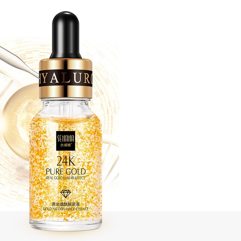 24K Gold Nicotinamide Essence – Anti-Aging and Brightening Solution