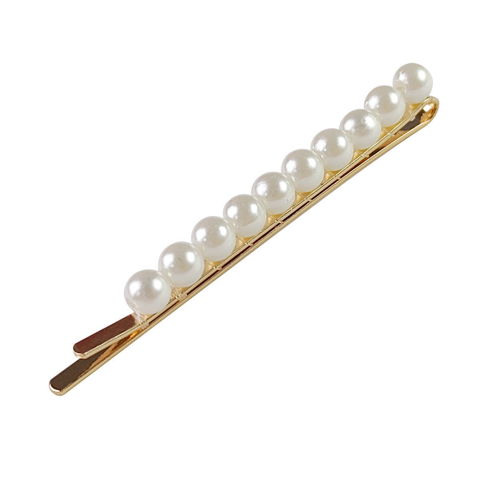 Handmade Pearl Barrettes for Women – Elegant Pearl BB Clips, Bobby Pins & Duckbill Clips