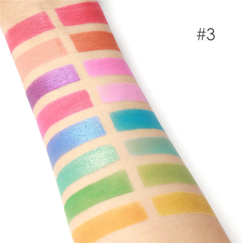 16-Color Eye Shadow Palette by MARIA AYORA – Vibrant Shades for Every Occasion