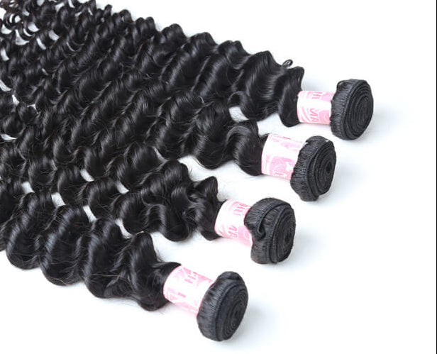 Pretty Hair Deep Wave 100% Human Hair Weave